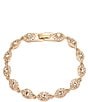 Givenchy Givenchy Gold Flex Crystal Line Bracelet, Color:Gold - Image 1