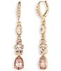 Givenchy Multi Crystal Linear Earrings - Image 2