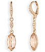 Givenchy Pear Double Drop Earrings - Image 1