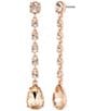 Givenchy Pear Linear Earrings, Color:Cameo Pink - Image 1