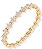 Givenchy Rhinestone Tennis Flex Line Bracelet - Image 1