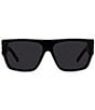 Color:Black - Image 2 - Unisex 4G 61mm Rectangle Sunglasses