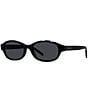 Givenchy Unisex CITY Oval Sunglasses - Image 1