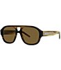 Givenchy Unisex Day 55mm Navigator Sunglasses - Image 1