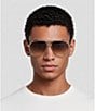 Givenchy Unisex G Ride 62mm Gradient Aviator Sunglasses - Image 4