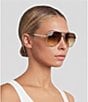 Givenchy Unisex G Ride 62mm Gradient Aviator Sunglasses - Image 3