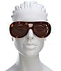 Givenchy Unisex Givenchy Bold 53mm Aviator Sunglasses, Color:Blonde Havana/Brown - Image 3