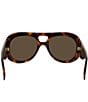 Givenchy Unisex Givenchy Bold 53mm Aviator Sunglasses - Image 4