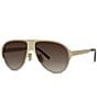 Givenchy Unisex Givenchy Bold 57mm Navigator Sunglasses - Image 1