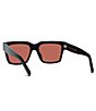 Givenchy Unisex GV Day 55mm Gradient Square Sunglasses, Color:Black/Bordeaux - Image 7