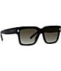 Givenchy Unisex GV Day 55mm Gradient Square Sunglasses, Color:Shiny Black/Gradient Smoke - Image 8