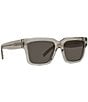 Color:Shiny Light Brown/Brown - Image 3 - Unisex GV Day 55mm Transparent Square Sunglasses
