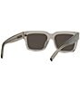 Color:Shiny Light Brown/Brown - Image 5 - Unisex GV Day 55mm Transparent Square Sunglasses