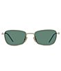 Givenchy Unisex GV Speed 53mm Geometric Sunglasses, Color:Light Gold/Green - Image 2