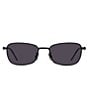 Givenchy Unisex GV Speed 53mm Geometric Sunglasses, Color:Shiny Black/Smoke - Image 2
