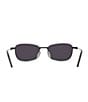Givenchy Unisex GV Speed 53mm Geometric Sunglasses, Color:Shiny Black/Smoke - Image 6