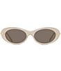 Givenchy Women's GIVENCHY BOLD 52mm Oval Sunglasses - Image 2