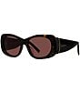 Givenchy Women's Givenchy Bold 53mm Round Sunglasses - Image 1