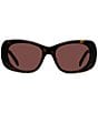 Givenchy Women's Givenchy Bold 53mm Round Sunglasses - Image 4