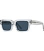 Givenchy Women's GV Day 53mm Geometric Rectangle Sunglasses, Color:Transparent Light Grey - Image 1