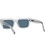 Givenchy Women's GV Day 53mm Geometric Rectangle Sunglasses, Color:Transparent Light Grey - Image 4