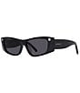 Color:Black - Image 1 - Women's GV Day 56mm Cat Eye Sunglasses