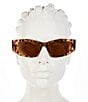 Givenchy Women's GV Day 56mm Cheetah Print Cat Eye Sunglasses, Color:Shiny Transparent Brown Cheetah Print/Ochre - Image 2
