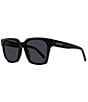 Color:Black - Image 1 - Women's GV Day 56mm Geometric Sunglasses