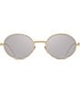 Givenchy Women's GV Speed 51mm Round Sunglasses, Color:Shiny Gold/Smoke Mirror - Image 2