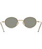 Givenchy Women's GV Speed 51mm Round Sunglasses, Color:Shiny Gold/Smoke Mirror - Image 4