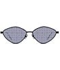 Color:Black - Image 2 - Women's GV Speed 57mm Geometric Sunglasses