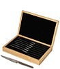 Global 8-Piece Steak Knife Set With Bamboo Box - Image 1
