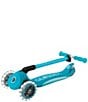 Globber Elite Scooter with Lights, Color:Aqua - Image 2