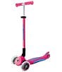 Globber Elite Scooter with Lights, Color:Fuschsia - Image 1