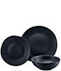 Color:Black - Image 1 - Aspero 12-Piece Dinnerware Set - Service for 4
