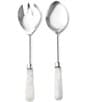Godinger Azure White Salad Server Set of 2 - Image 1