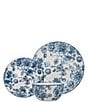 Color:Blue - Image 2 - Banbury Porcelain 12-Piece Dinnerware Set