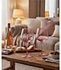 Godinger Pink Bow White Novelty Wine Glasses, Set of 2 - Image 3