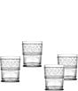 Color:Clear - Image 1 - Claro Double Old Fashioned Glasses, Set of 4