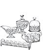 Godinger Dublin 5-Piece Glass Hostess Serve Set - Image 1