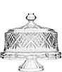 Godinger Dublin Crystal Footed Cake Dome - Image 1