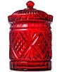 Godinger Dublin Red Crystal Kitchen Canister - Image 1