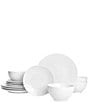 Color:White - Image 1 - Freemont 12-Piece Dinnerware Set, Service for 4