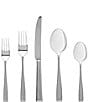 Color:Silver - Image 1 - Ingot Silver 20-Piece Stainless Steel Flatware Set, Service for 4