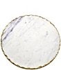 Color:White/Gold - Image 1 - Marble Lazy Susan, 16#double;