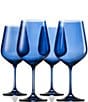 Color:Blue - Image 1 - Sheer Blue Goblets, Set of 4