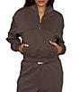 GOLD HINGE LuxeSoft™ Lounge Coordinating Quarter-Zip Long Sleeve Pullover - Image 1