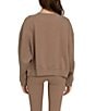 GOLD HINGE Coordinating Oversized Crewneck Long Sleeve Sweater, Color:Walnut - Image 2