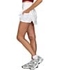 GOLD HINGE Pleated Back Tennis Mini Skirt 2.0, Color:Ivory - Image 3