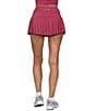 GOLD HINGE Pleated Tennis Mini Skirt, Color:Raspberry - Image 2